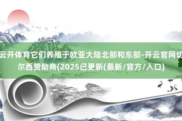 云开体育它们养殖于欧亚大陆北部和东部-开云官网切尔西赞助商(