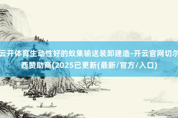 云开体育生动性好的蚁集输送装卸建造-开云官网切尔西赞助商(2