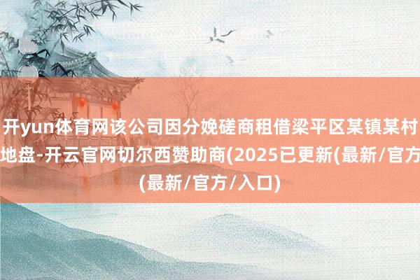 开yun体育网该公司因分娩磋商租借梁平区某镇某村大部分地盘-开云官网切尔西赞助商(2025已更新(最新/官方/入口)